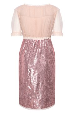 Платье с отделкой пайетками MIU MIU, арт. MF3398-1UER-F0A48, фото 2