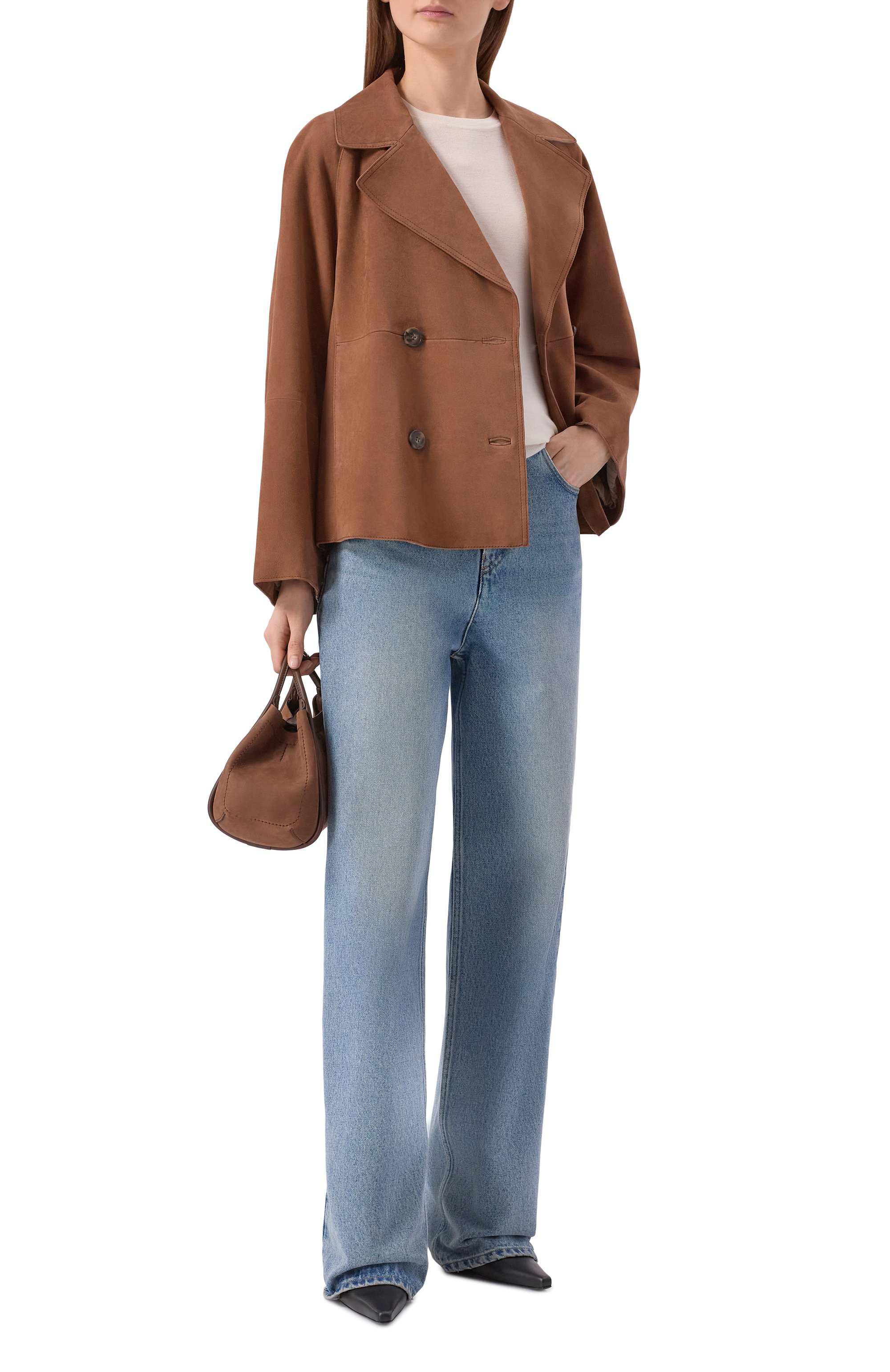 Замшевая куртка WEEKEND MAX MARA, арт. WKDS0SPIR0, фото 2