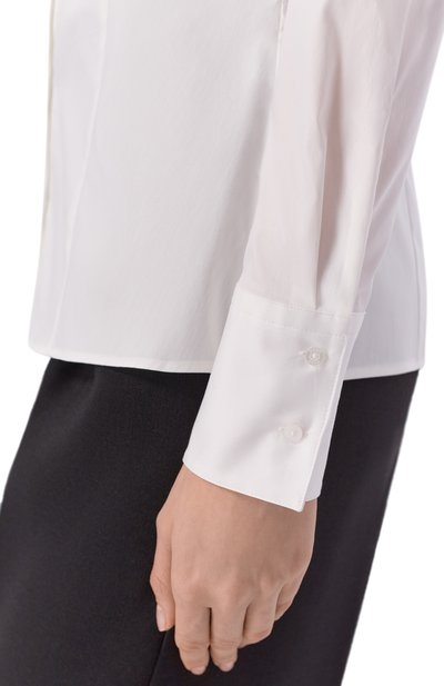 Хлопковая рубашка HUGO белого цвета по цене 11300 руб., арт. 50554568, фото 5 Хлопковая рубашка HUGO, арт. 50554568, фото 5