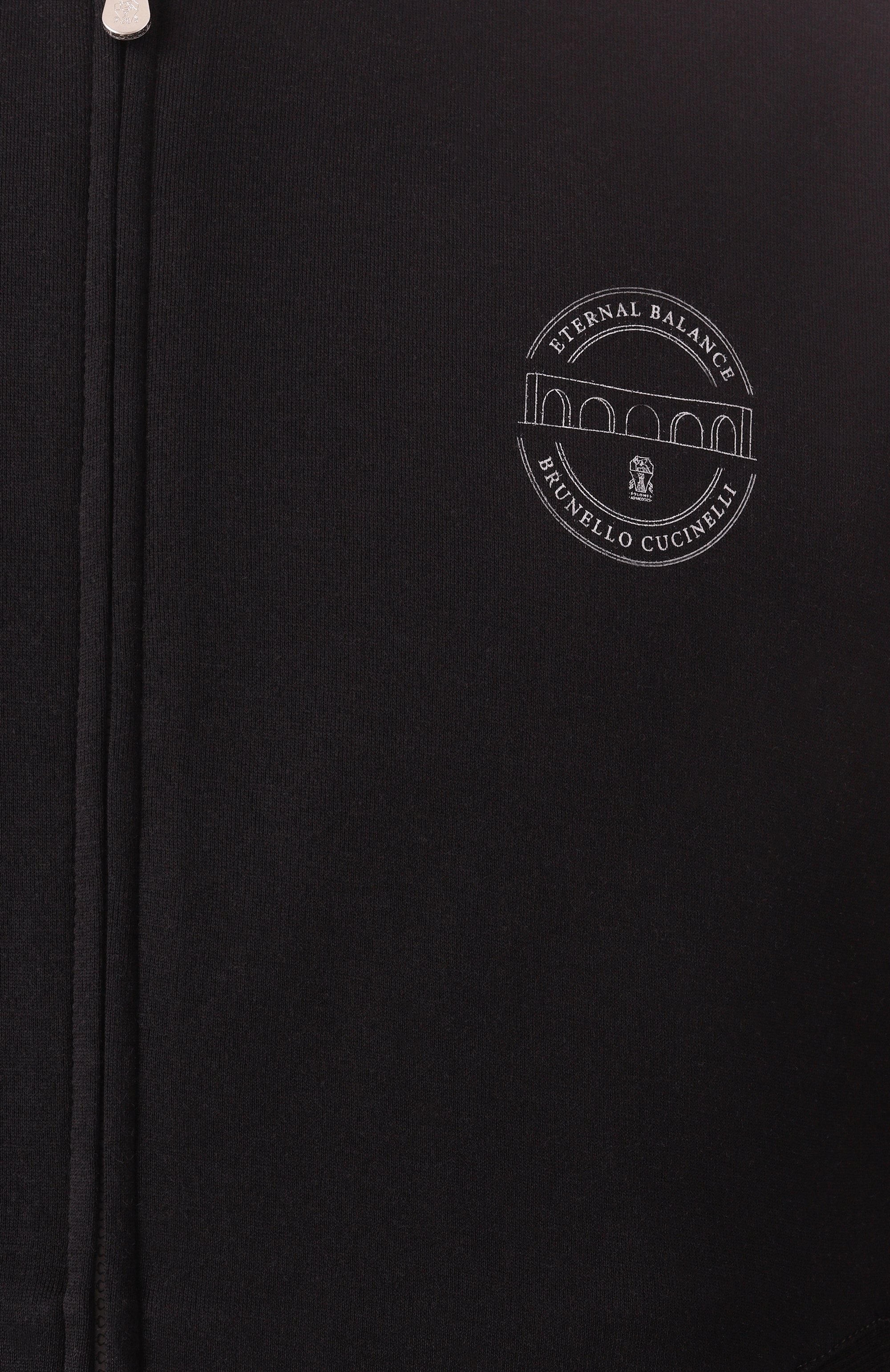 Толстовка из хлопка и кашемира BRUNELLO CUCINELLI, арт. MM8319037G, фото 6