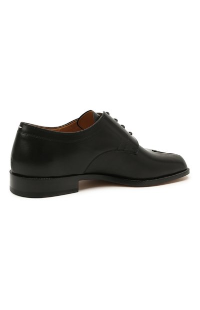 Кожаные дерби tabi MAISON MARGIELA черного цвета по цене 88100 руб., арт. S97WQ0052/P3292, фото 4 Кожаные дерби tabi MAISON MARGIELA, арт. S97WQ0052/P3292, фото 4