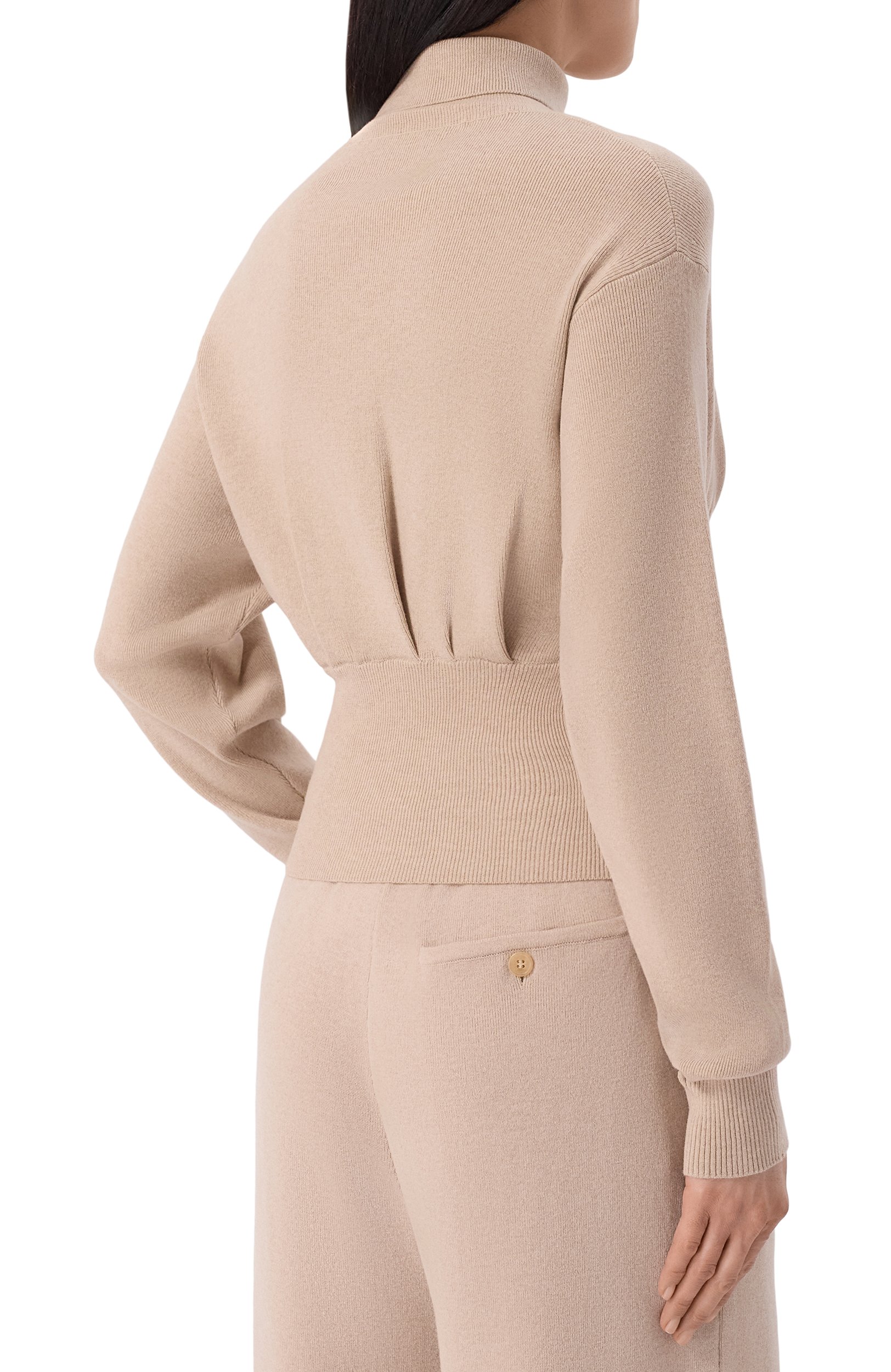 Водолазка из шерсти и кашемира LANVIN кремового цвета по цене 185000 руб., арт. RW-P00004-K065-H25, фото 4 Водолазка из шерсти и кашемира LANVIN, арт. RW-P00004-K065-H25, фото 4