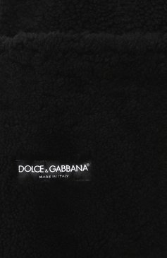 Женская дубленка из овчины DOLCE & GABBANA черного цвета, арт. F9R99L/FUP83 | Фото 7 (Материал сплава: Проставлено; Длина (верхняя одежда): Короткие; Материал внешний: Натуральный мех; Драгоценные камни: Проставлено; Рукава: Длинные; Стили: Кэжуэл; Кросс-КТ: Куртка)