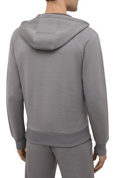 Мужской толстовка ZEGNA серого цвета, арт. UY564/815 | Фото 4 (Рукава: Длинные; Длина (для топов): Стандартные; Материал внешний: Хлопок, Шерсть, Синтетический материал; Мужское Кросс-КТ: Толсто�вка-одежда; Стили: Спорт-шик; Региональные ограничения белый список (Axapta Mercury): RU; Драгоценные камни: Проставлено; Материал сплава: Проставлено)