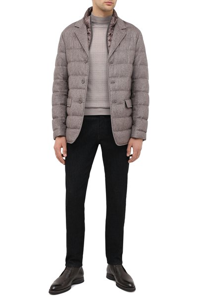 Кожаные ботинки BRIONI темно-коричневого цвета по цене 124500 руб., арт. QQC30L/09712, фото 2 Кожаные ботинки BRIONI, арт. QQC30L/09712, фото 2