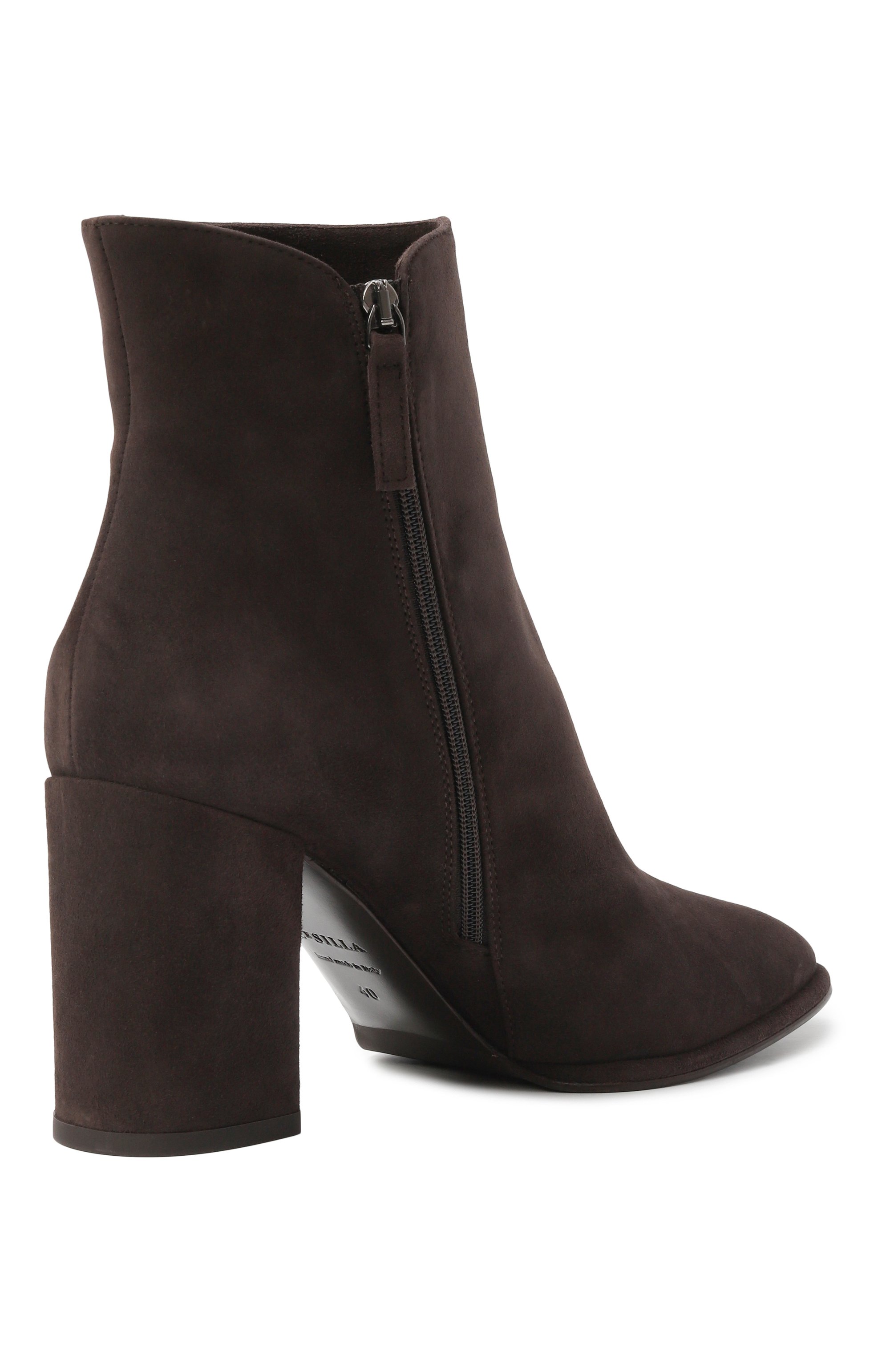 Замшевые ботильоны elsa 80 LE SILLA, арт. 7071R080RDPPP0W, фото 5