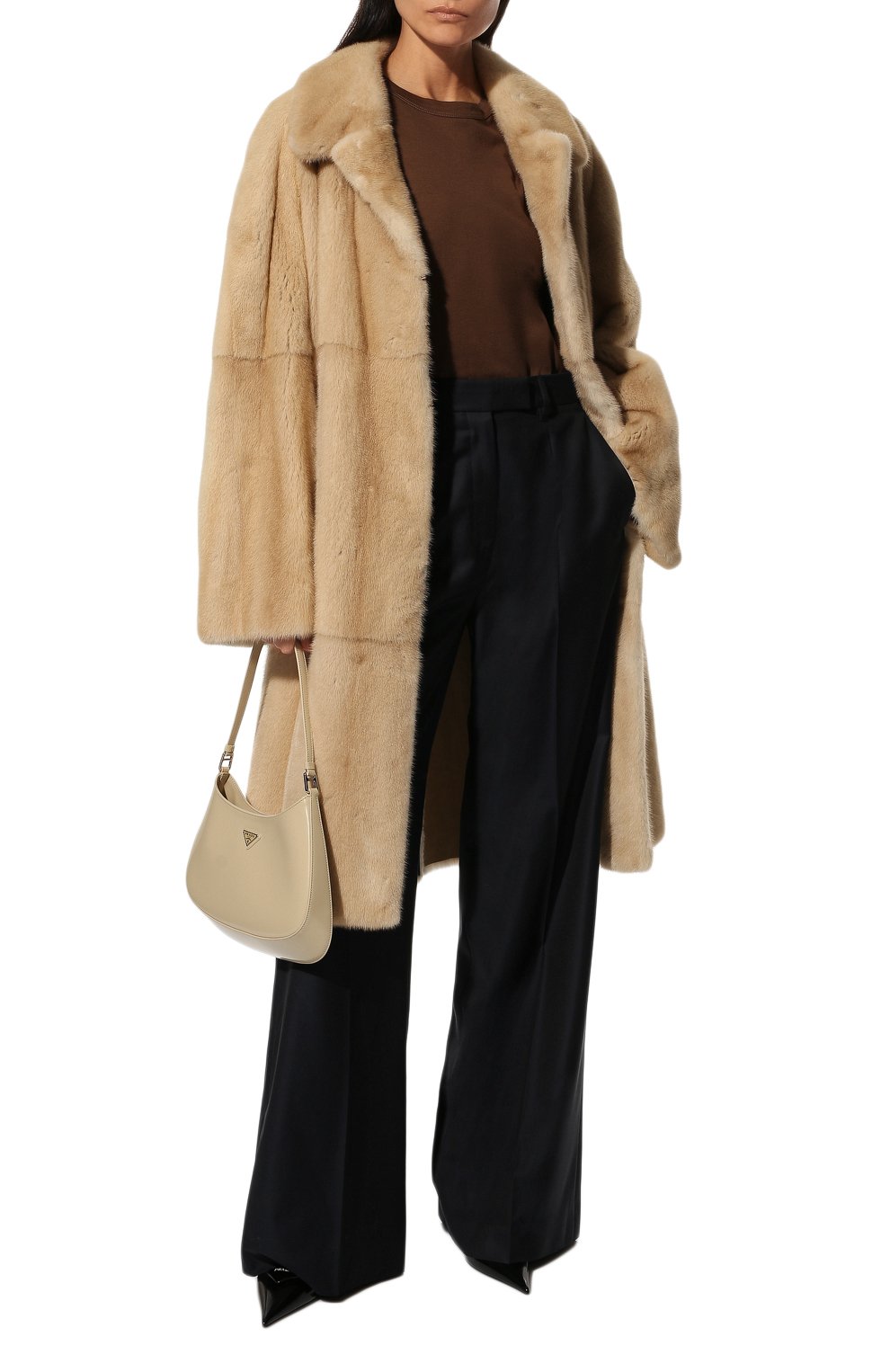 Шуба из норки PRADA, арт. 166543-L89-F0627, фото 2