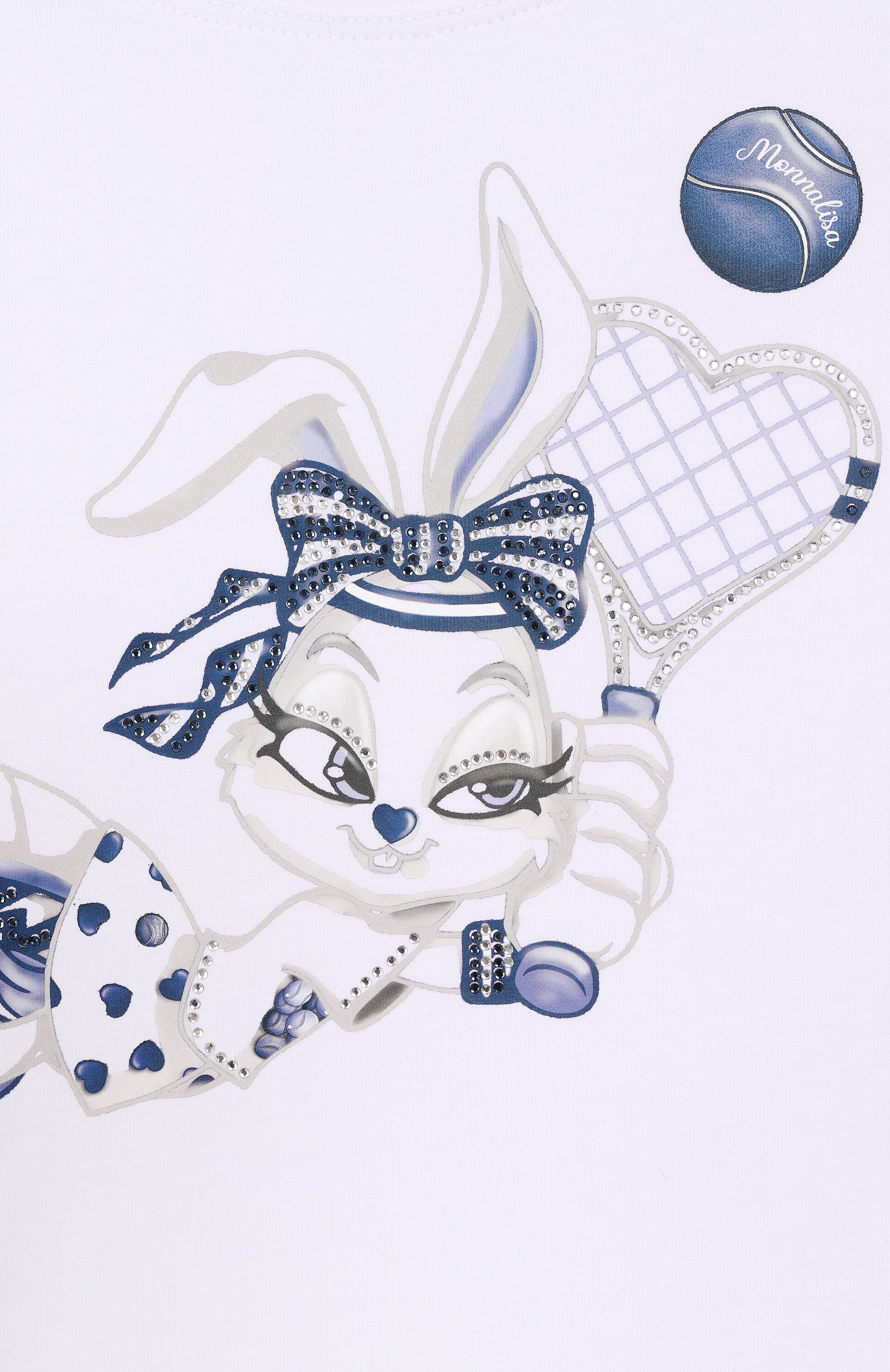 Хлопковое платье MONNALISA, арт. 19E916, фото 3