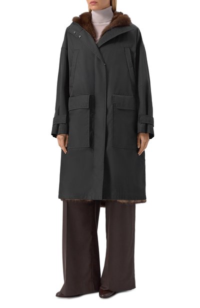 Парка с подкладкой из соболя MVST, арт. FTBPL-Y462SB/GR1651, фото 3