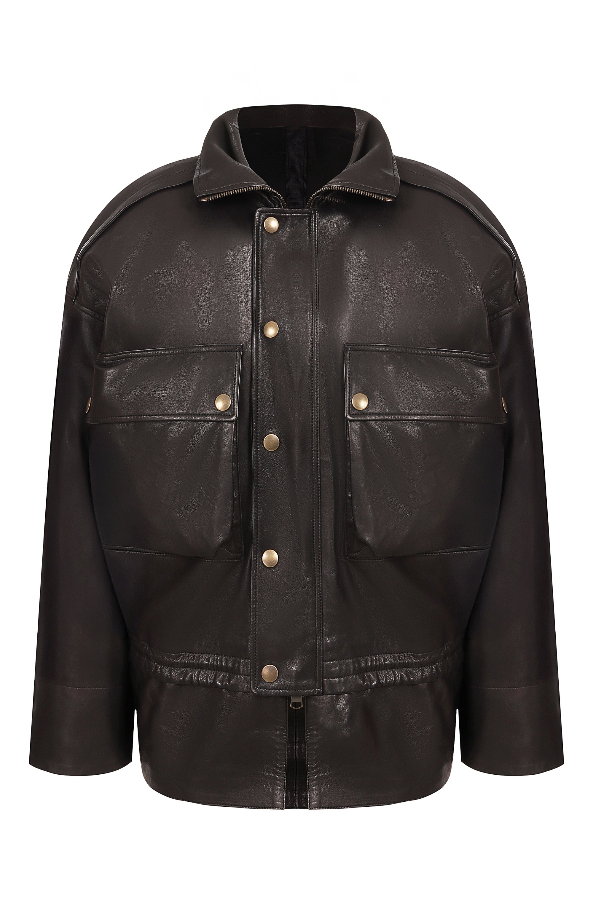 Кожаная куртка PETAR PETROV черного цвета по цене 496500 руб., арт. F25LJ8/NAPPA, фото 1 Кожаная куртка PETAR PETROV, арт. F25LJ8/NAPPA, фото 1