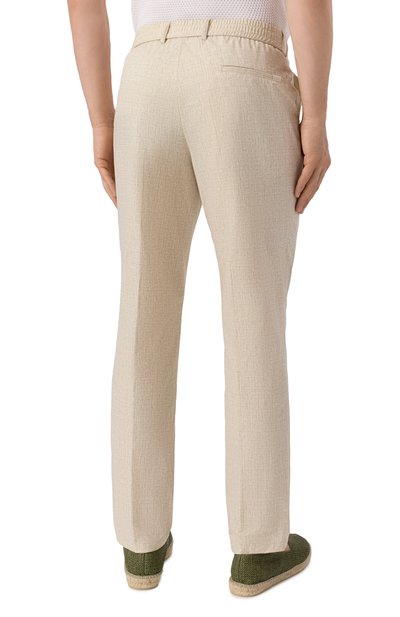 Брюки BOSS светло-бежевого цвета по цене 26950 руб., арт. 50539484, фото 4 Брюки BOSS, арт. 50539484, фото 4
