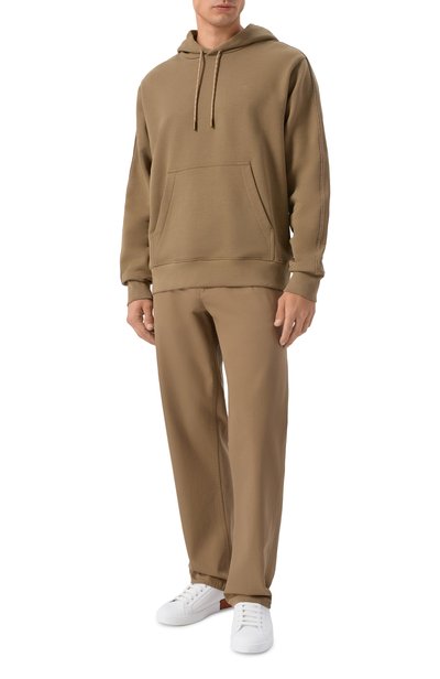 Хлопковое худи BURBERRY темно-бежевого цвета по цене 96250 руб., арт. 8127603, фото 2 Хлопковое худи BURBERRY, арт. 8127603, фото 2