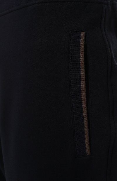 Хлопковые джоггеры STEFANO RICCI темно-синего цвета по цене 105000 руб., арт. K101044P3P/T24454, фото 5 Хлопковые джоггеры STEFANO RICCI, арт. K101044P3P/T24454, фото 5