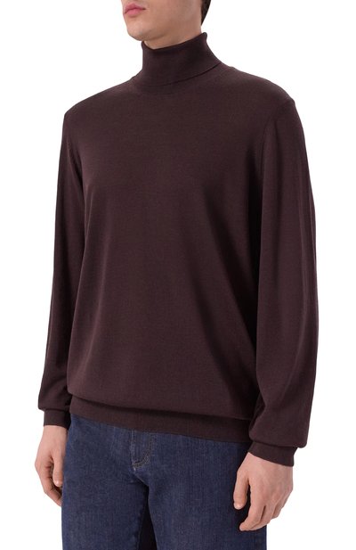 Шерстяная водолазка BOSS, арт. 50468262, фото 3