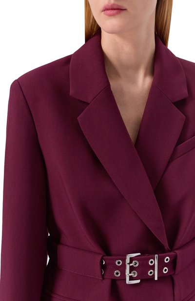 Жакет GANNI фиолетового цвета по цене 66800 руб., арт. W0403, фото 5 Жакет GANNI, арт. W0403, фото 5