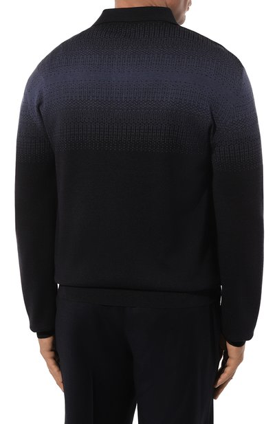 Поло из кашемира и шелка ZILLI темно-синего цвета по цене 144500 руб., арт. KZP001M0230VSHA00/62, фото 4 Поло из кашемира и шелка ZILLI, арт. KZP001M0230VSHA00/62, фото 4