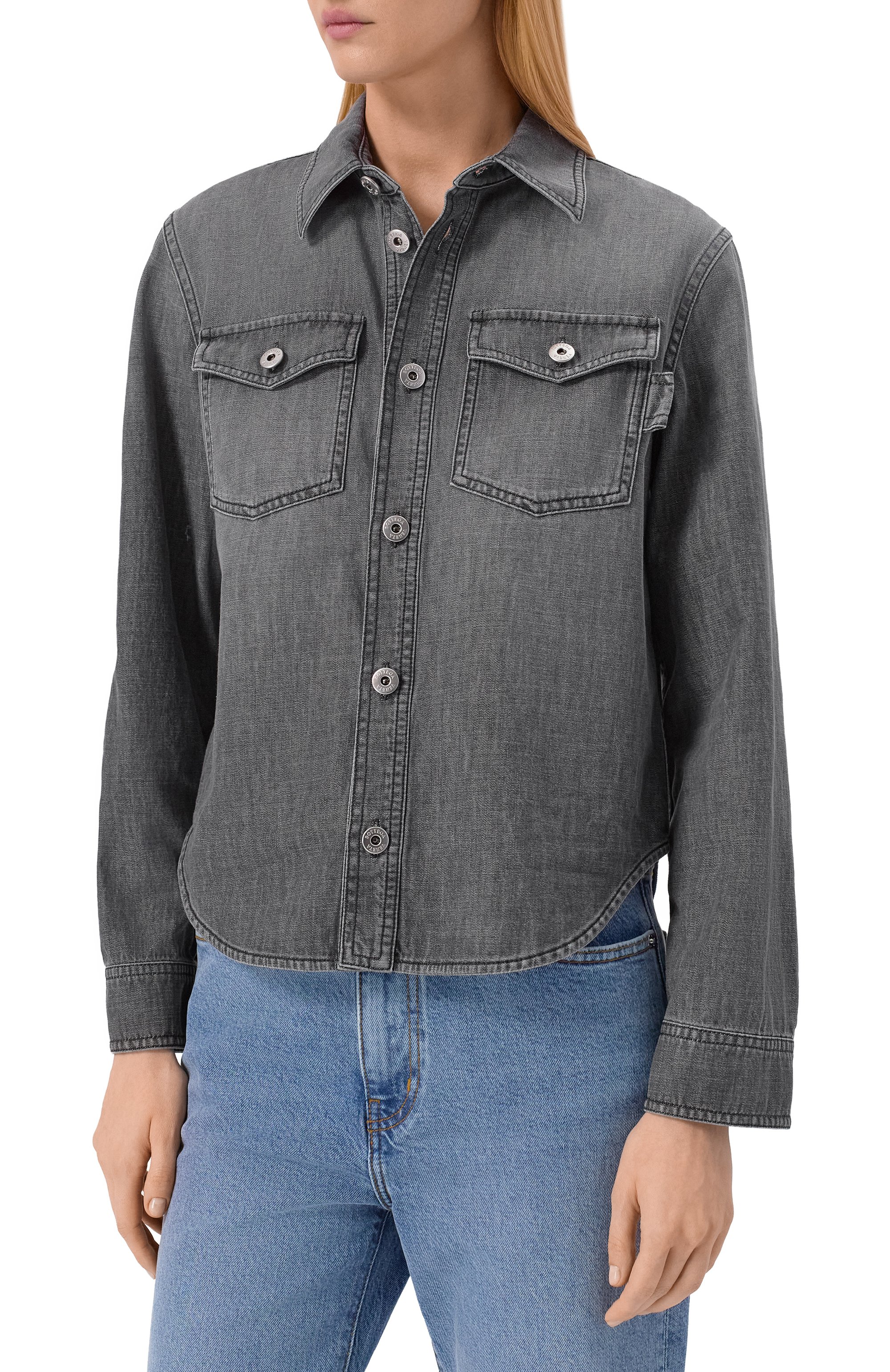 Джинсовая рубашка BOTTEGA VENETA, арт. 841034/V5S00, фото 3