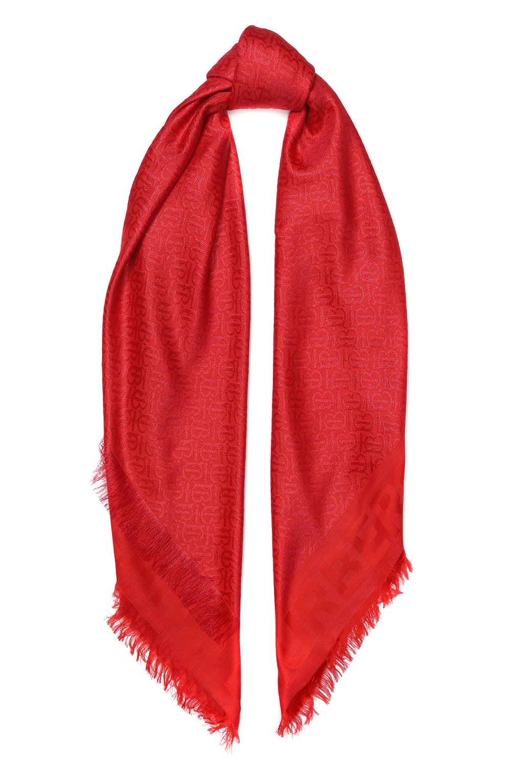 Платок из смеси шелка и шерсти BURBERRY, арт. 8022695, фото 1