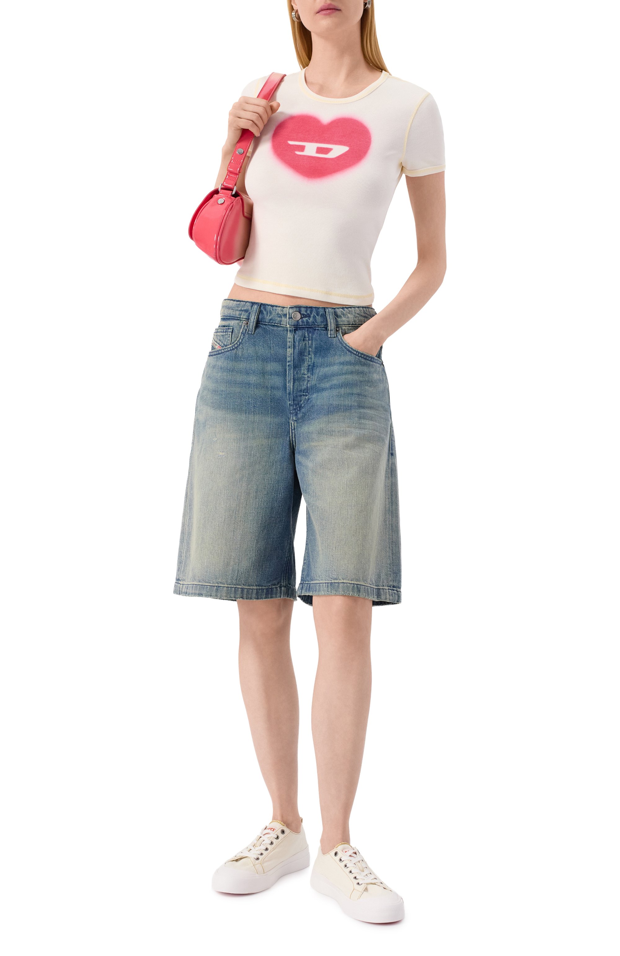 Хлопковая футболка DIESEL, арт. A12836/0SQAD, фото 2