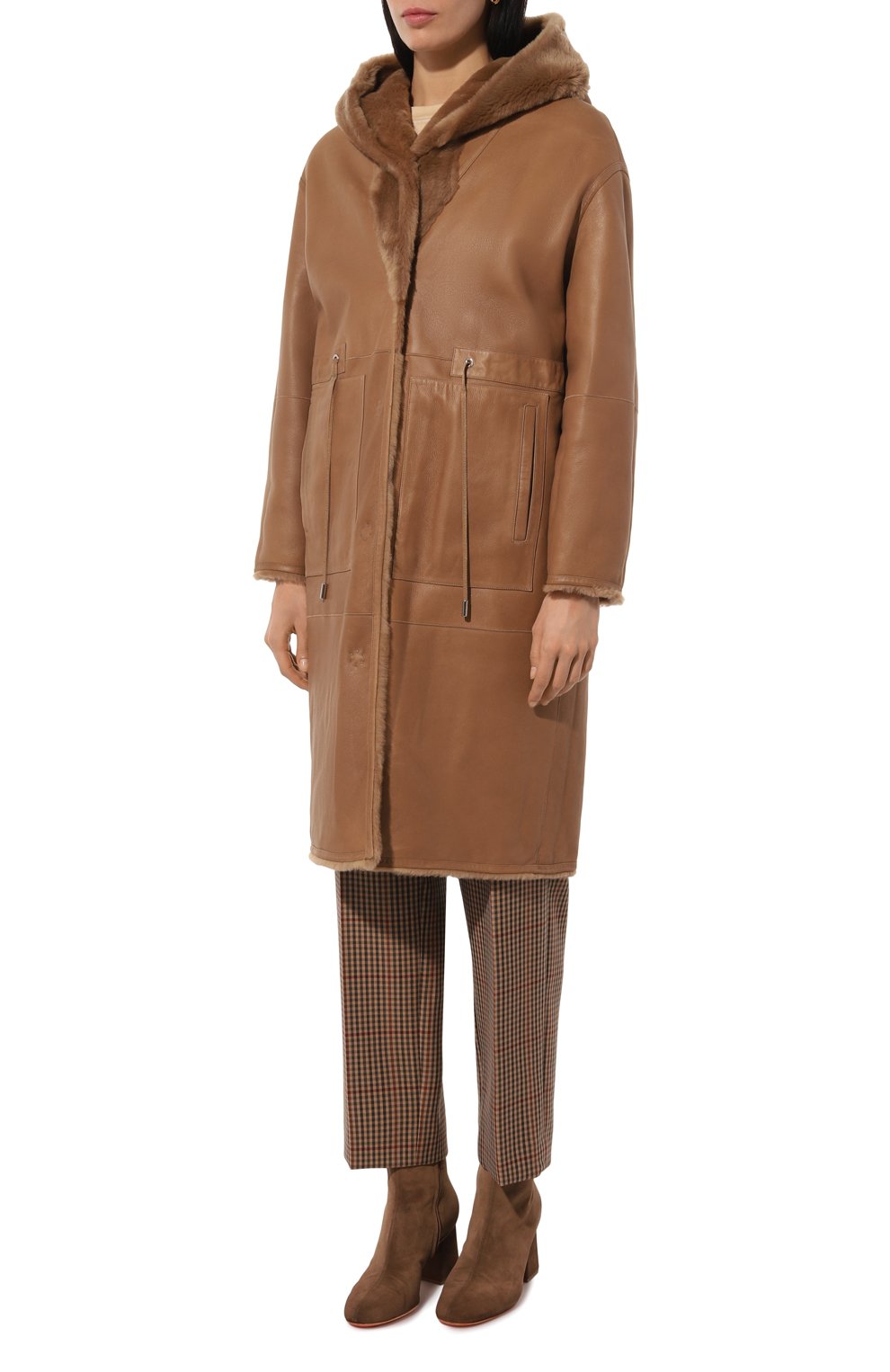 Двусторонняя дубленка YVES SALOMON, арт. 24WYM60202MERL, фото 6