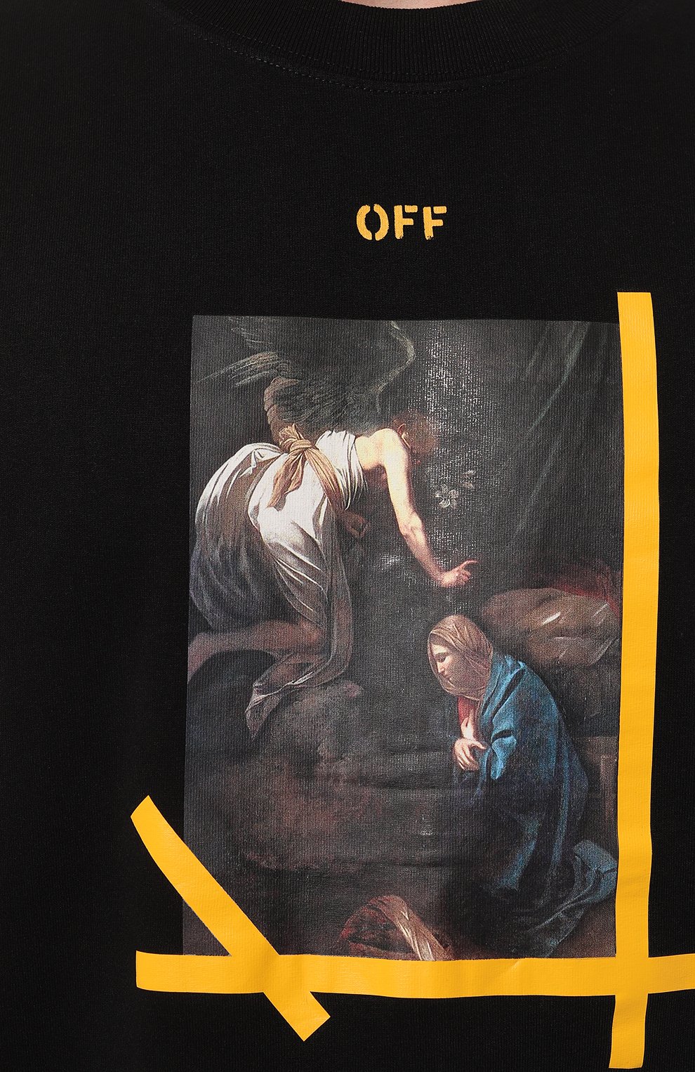 Хлопковая футболка OFF-WHITE, арт. OMAA027C99JER0151001, фото 5