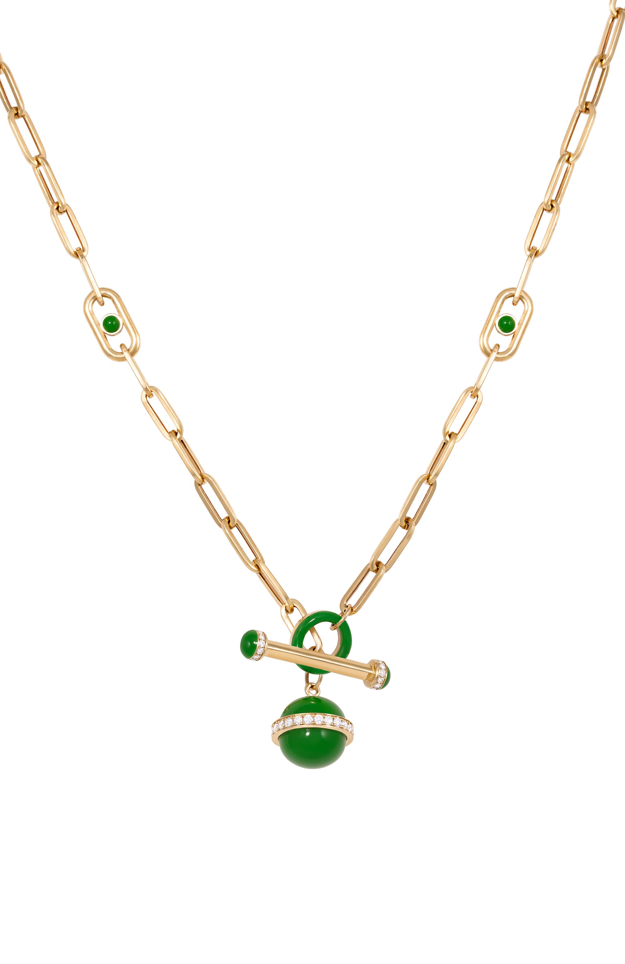 Колье L'ATELIER NAWBAR бесцветного цвета по цене 546250 руб., арт. N182G, фото 1 Колье L'ATELIER NAWBAR, арт. N182G, фото 1