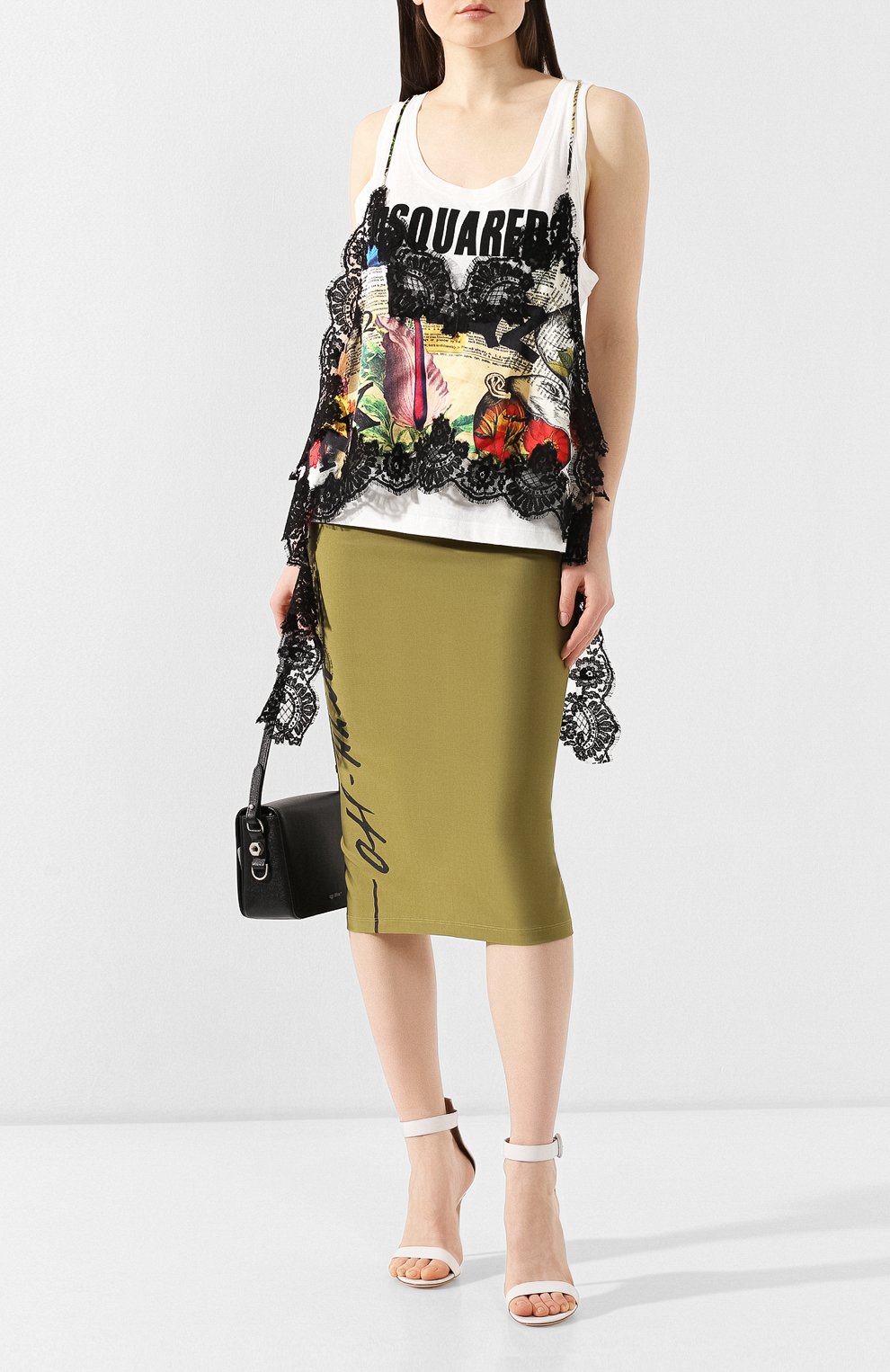 Хлопковый топ DSQUARED2, арт. S72NL0013/S22507, фото 2
