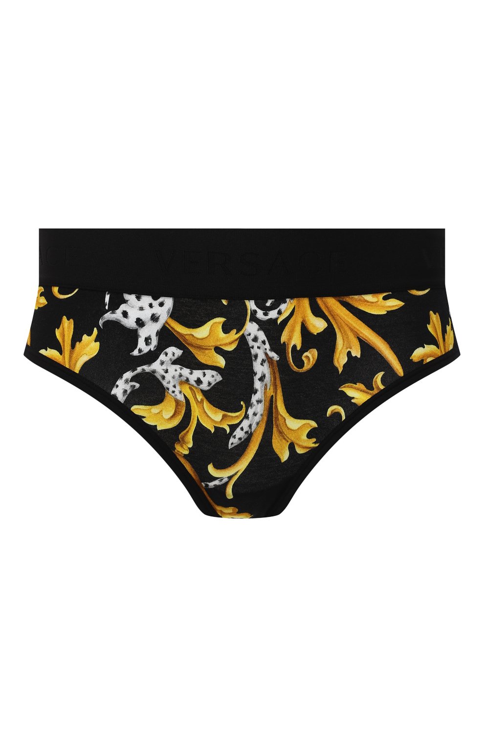 Трусы-слипы VERSACE черного цвета по цене 9685 руб., арт. AUD05071/A235776, фото 1 Трусы-слипы VERSACE, арт. AUD05071/A235776, фото 1