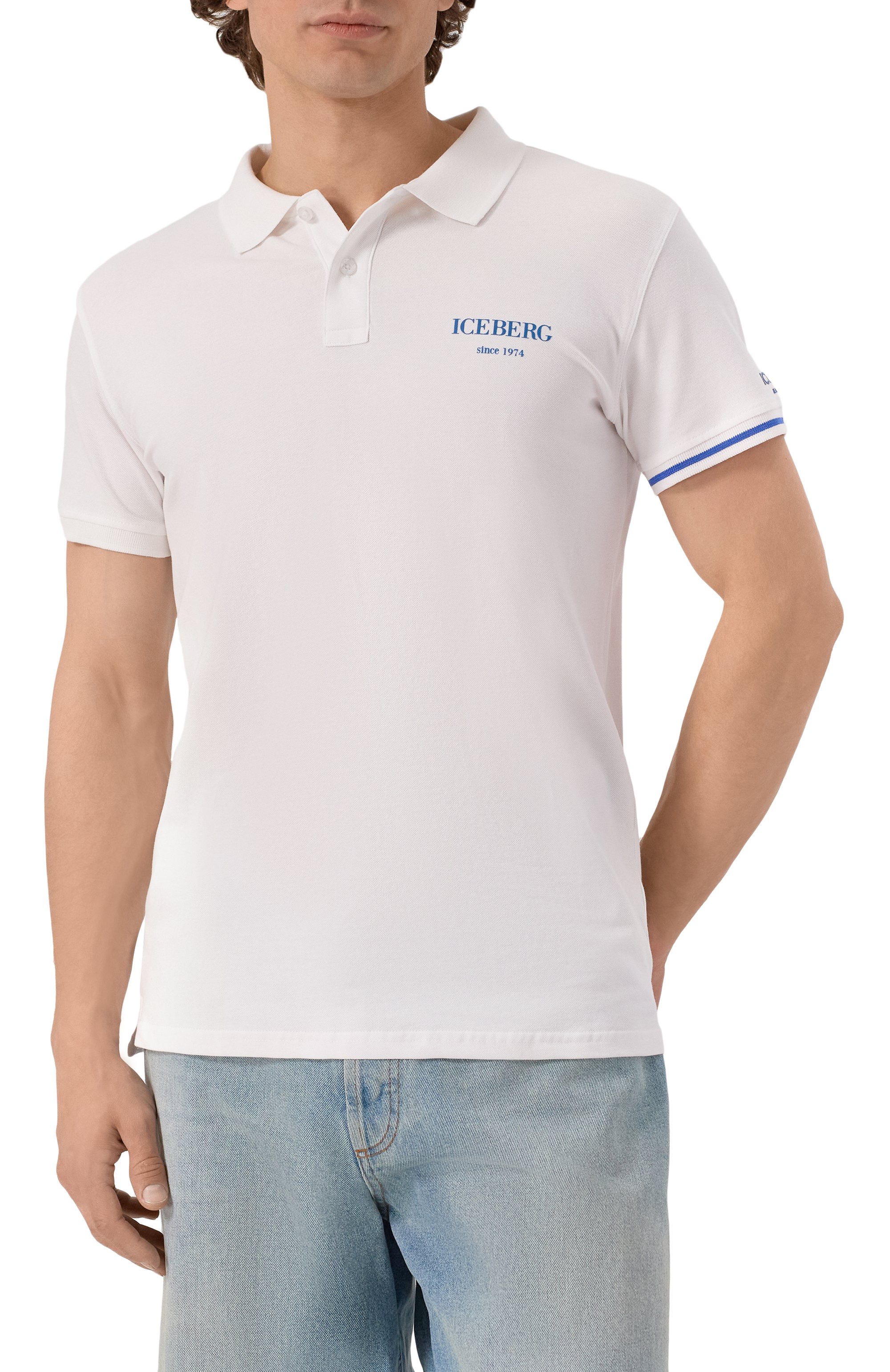 Хлопковое поло ICEBERG, арт. ICE25MPL01, фото 3