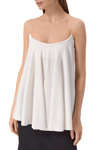 Топ из вискозы JACQUEMUS белого цвета по цене 57150 руб., арт. 26ET0W00903/AK00303, фото 3 Топ из вискозы JACQUEMUS, арт. 26ET0W00903/AK00303, фото 3