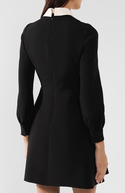 Платье из смеси шерсти и шелка VALENTINO, арт. SB3VANU51CF, фото 4