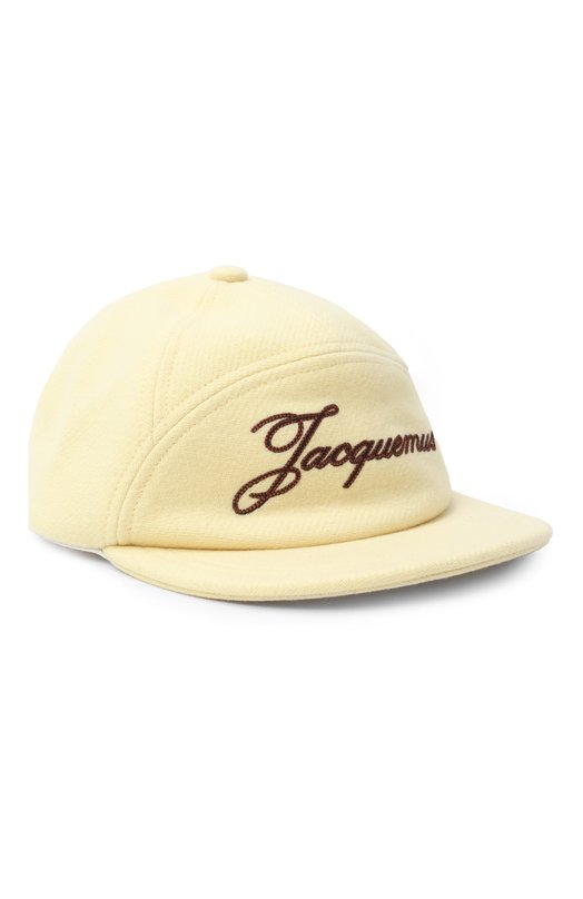 Шерстяная бейсболка Jacquemus 25HACU00790/AW00702 Жёлтый 25HACU00790/AW00702