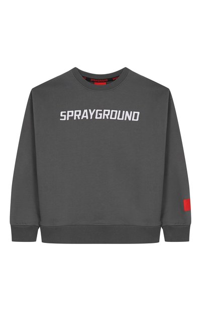Хлопковый свитшот SPRAYGROUND, арт. SPY1351GGREY