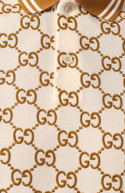 Хлопковое поло GUCCI, арт. 598956/XJB0U, фото 5