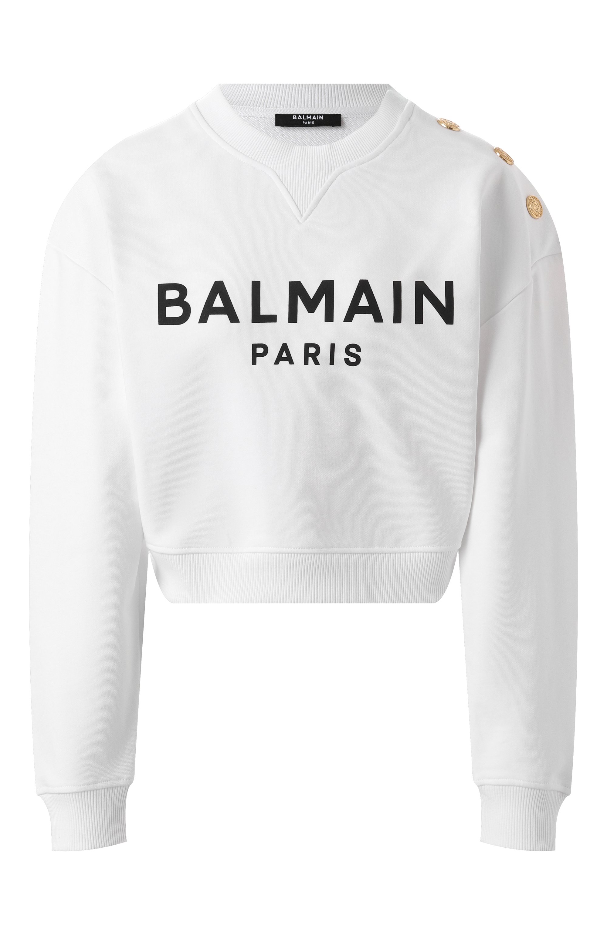 Хлопковый свитшот BALMAIN, арт. EF1JQ002/BB02, фото 1