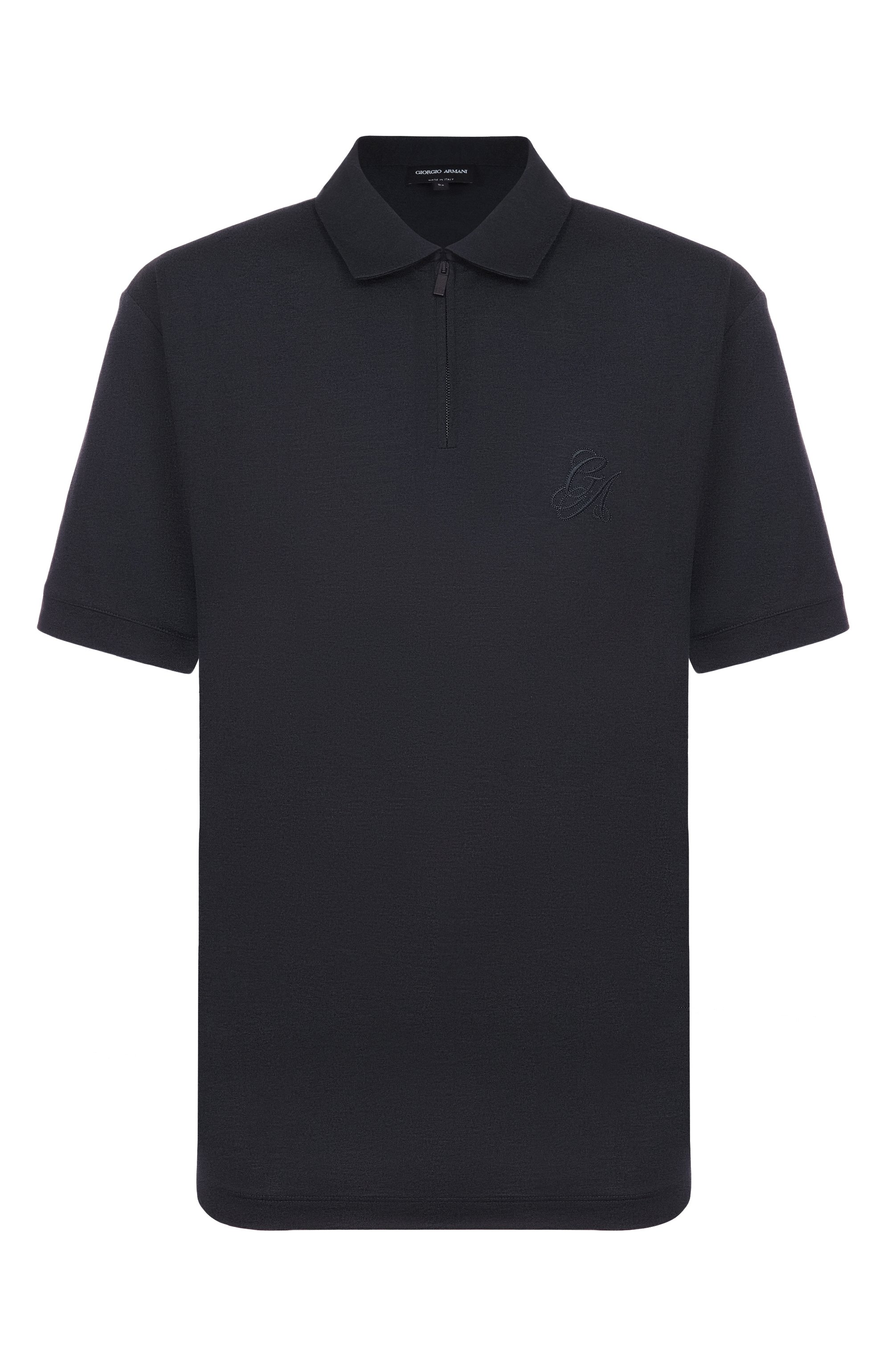 Поло из шелка и хлопка GIORGIO ARMANI, арт. GM003038/TE20001, фото 1