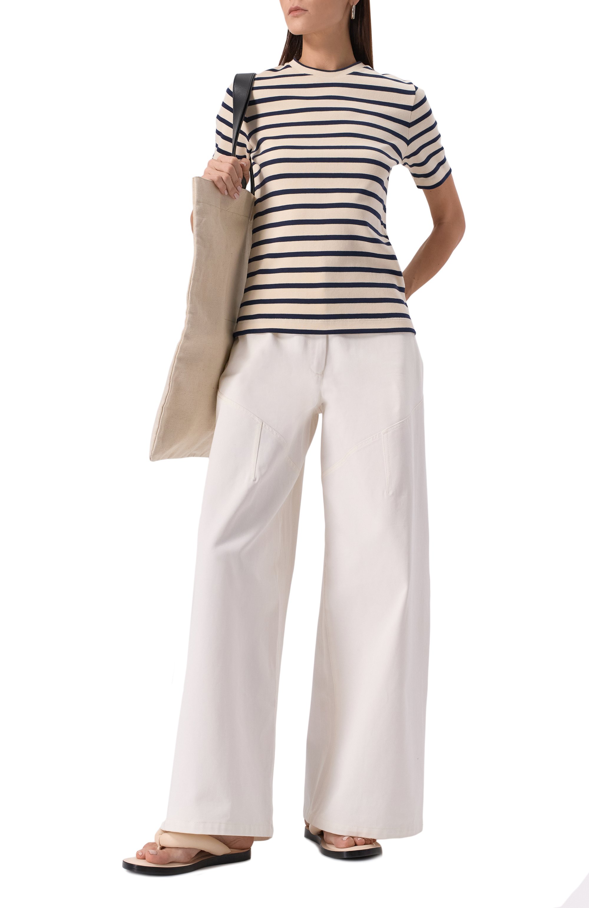 Кожаные шлепанцы JIL SANDER, арт. J44WX0014/P5810, фото 2