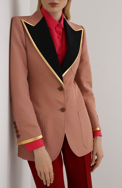 Жакет из хлопка и вискозы GUCCI, арт. 621256/ZADUU, фото 3