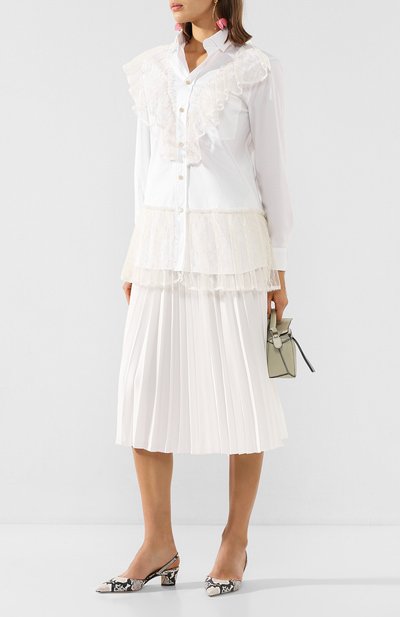 Хлопковая блузка REDVALENTINO, арт. TR0ABD20/50K, фото 2