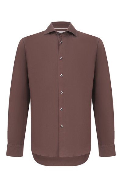 Мужская рубашка из шелка и хлопка CANALI, арт. CSL7065/GM03656