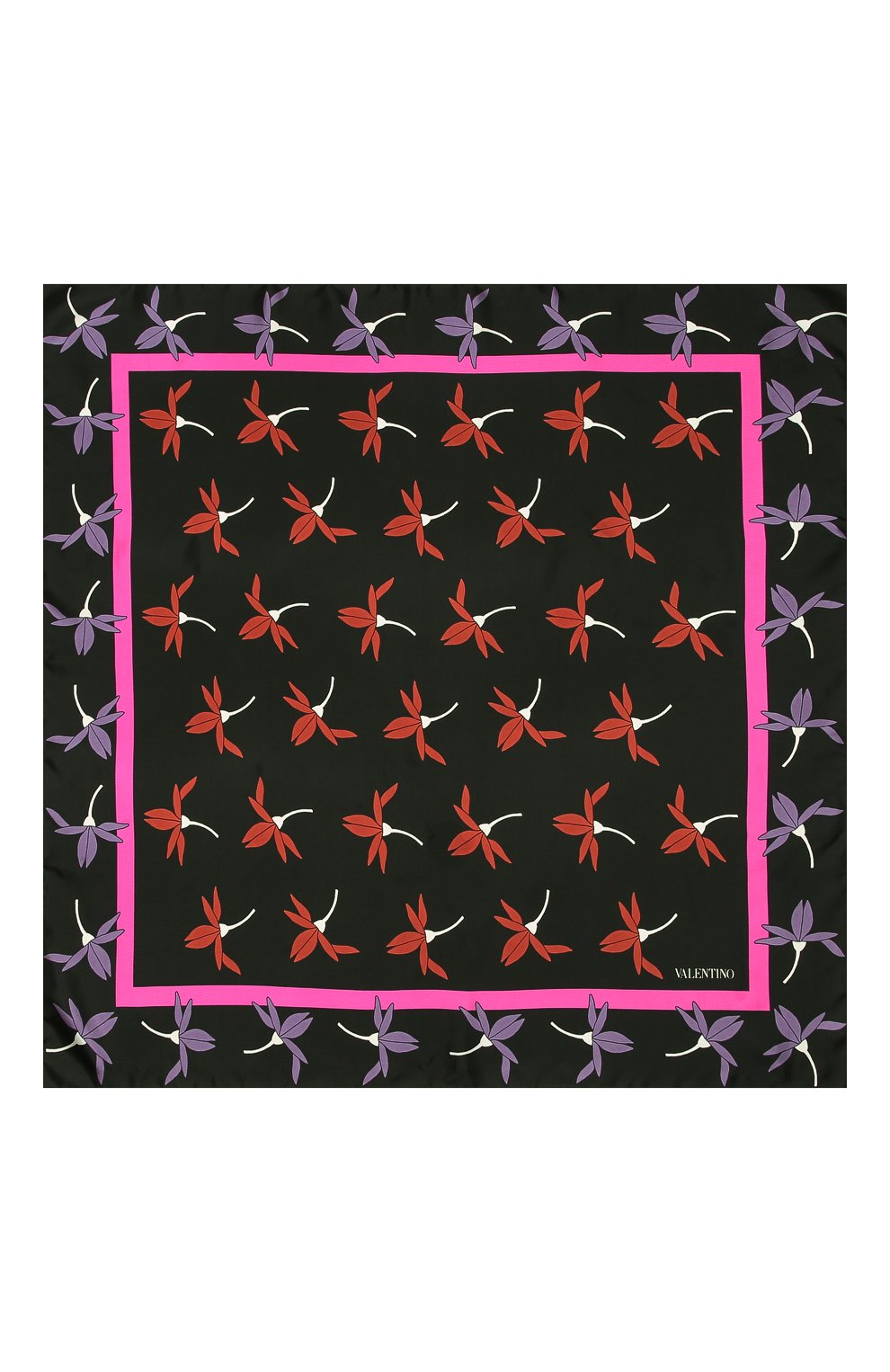 Шелковый платок VALENTINO, арт. XW2EI114/WLU, фото 4