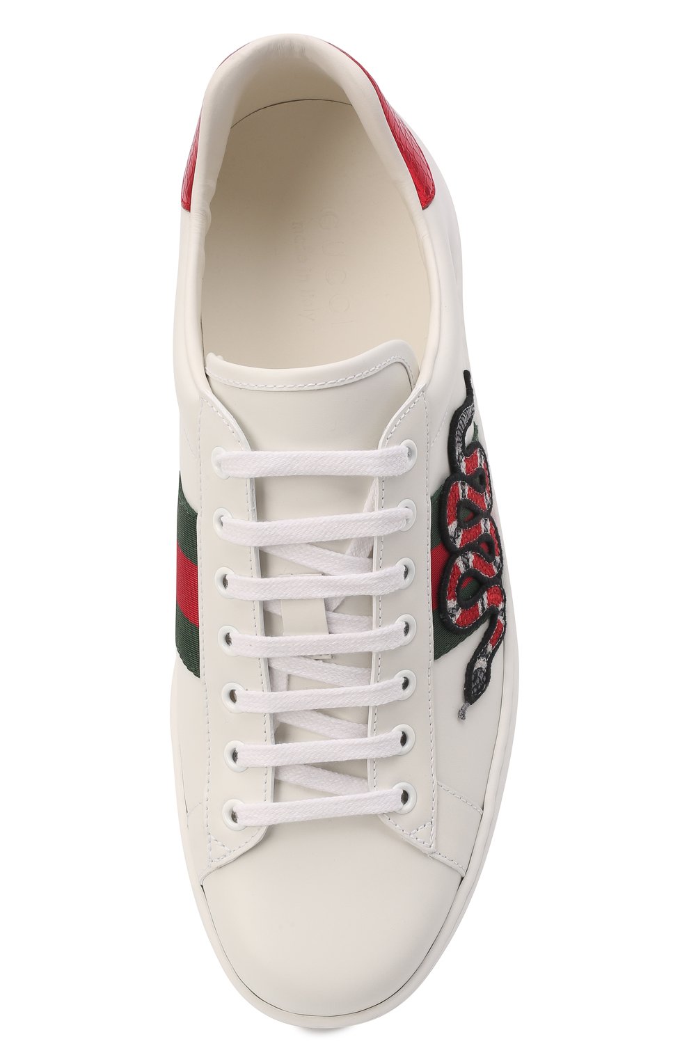 Кожаные кеды ace GUCCI, арт. 456230/02JP0, фот о 6