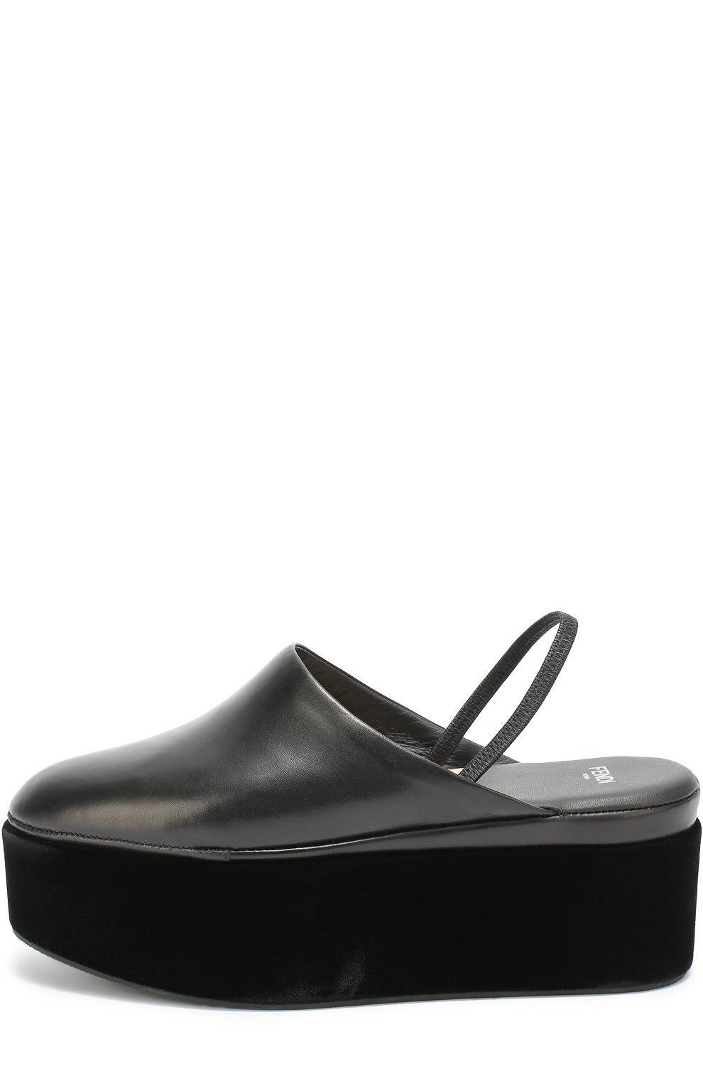 Кожаные сабо на платформе FENDI, арт. 806207/MWY, фото 2