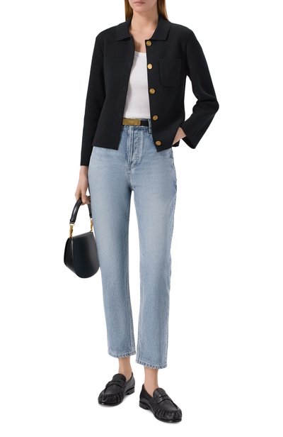 Кожаные пенни-лоферы le loafer SAINT LAURENT черного цвета по цене 137000 руб., арт. 818908/25VAA, фото 3 Кожаные пенни-лоферы le loafer SAINT LAURENT, арт. 818908/25VAA, фото 3