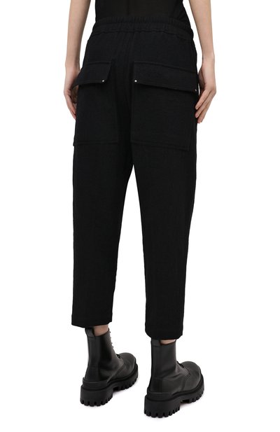 Брюки из хлопка и шерсти RICK OWENS, арт. RP20F2303/WCF, фото 5