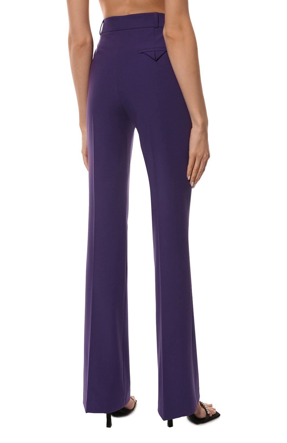 Брюки YULIAWAVE фиолетового цвета по цене 29000 руб., арт. 1A2PS00701277PURP, фото 4 Брюки YULIAWAVE, арт. 1A2PS00701277PURP, фото 4