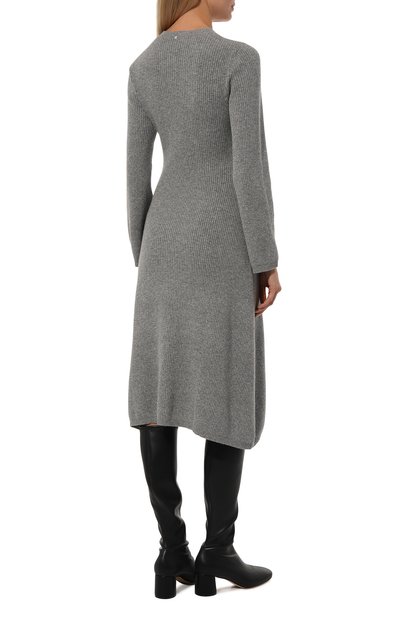 Платье из шерсти и кашемира LORENA ANTONIAZZI серого цвета по цене 82800 руб., арт. A24121AM51A/2472, фото 4 Платье из шерсти и кашемира LORENA ANTONIAZZI, арт. A24121AM51A/2472, фото 4