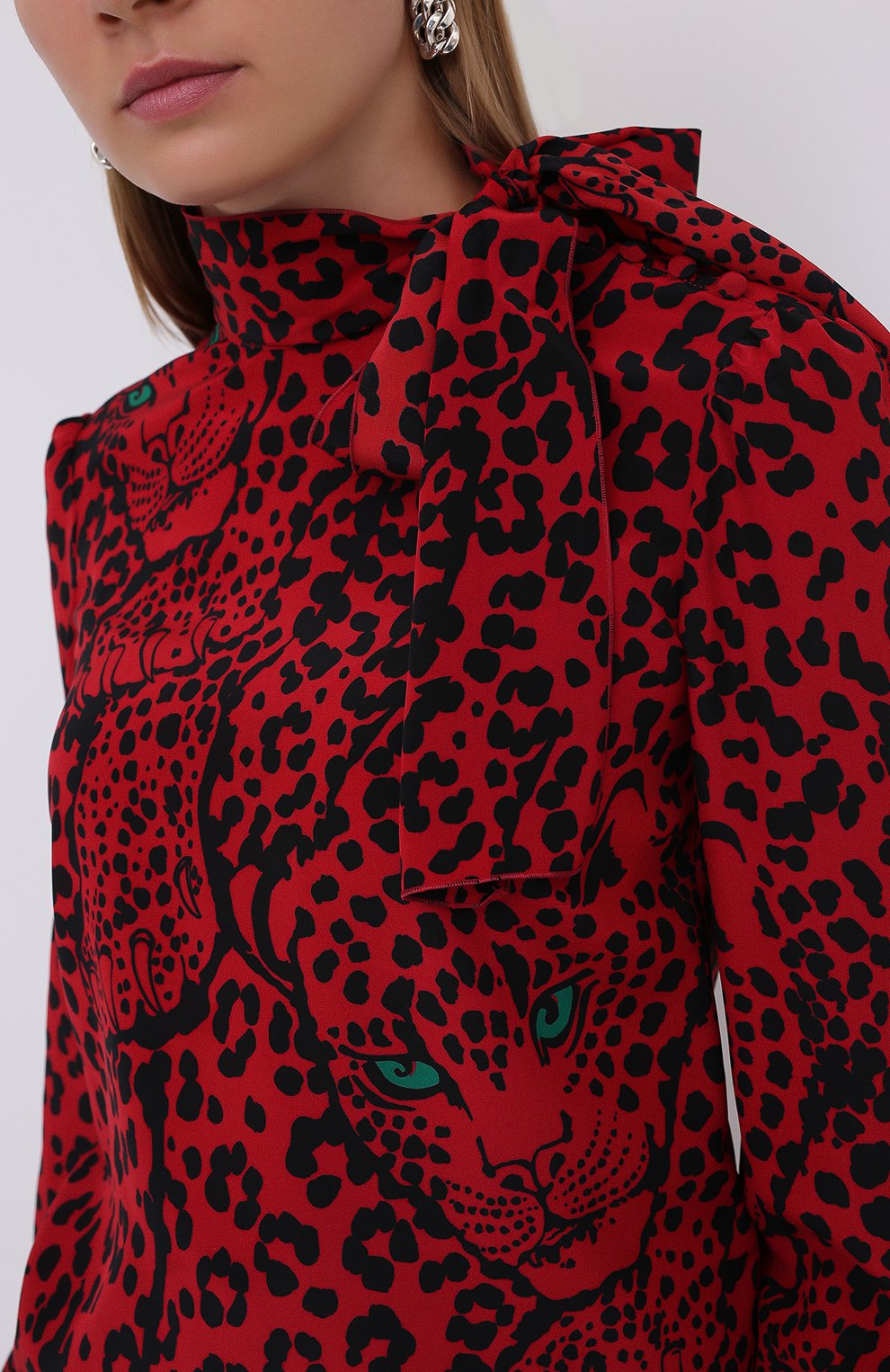 Шелковая блузка REDVALENTINO, арт. UR3AB1Y0/56A, фото 5