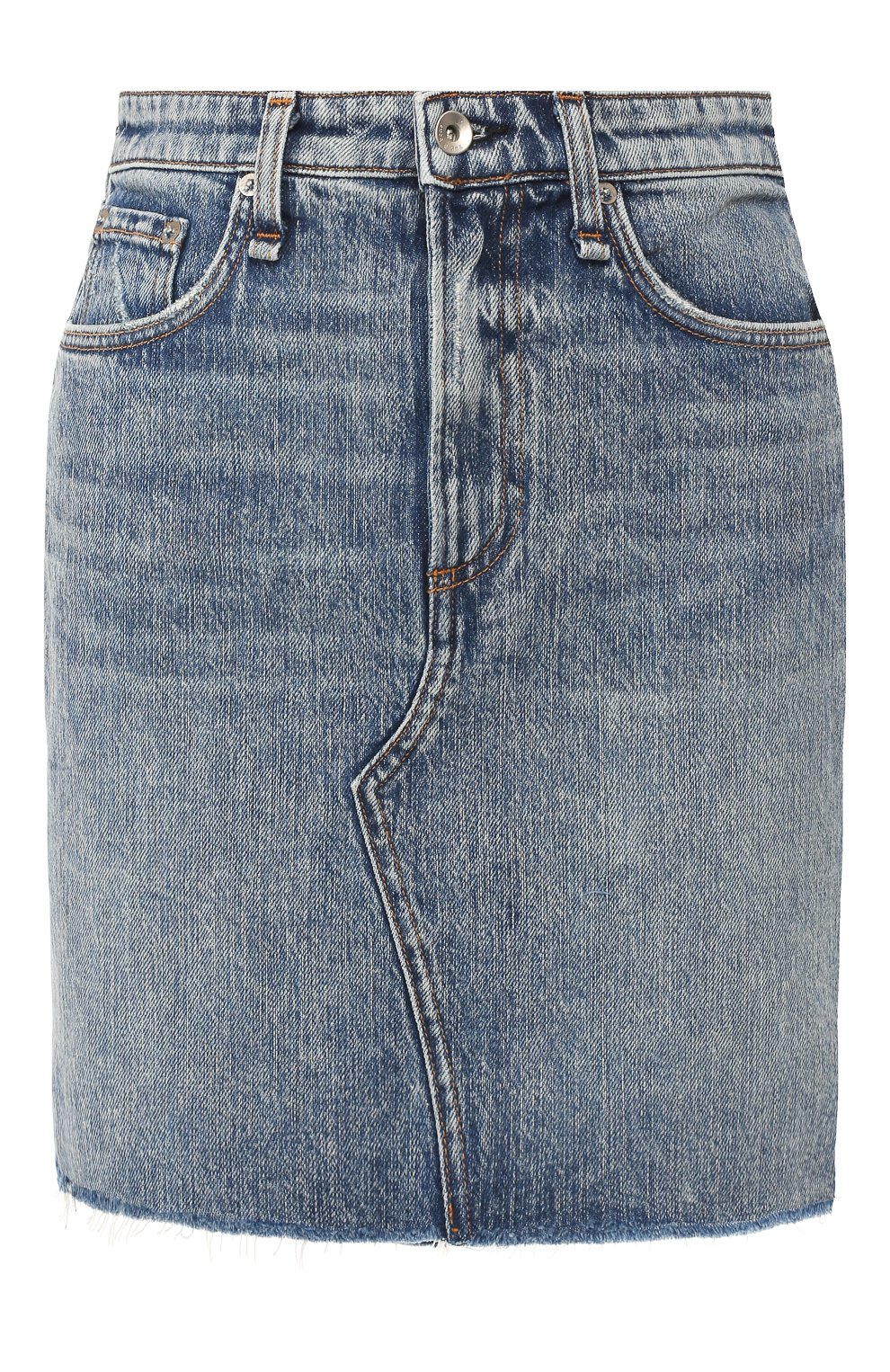 Джинсо вая юбка RAG AND BONE, арт. W1B16I449AVE, фото 1