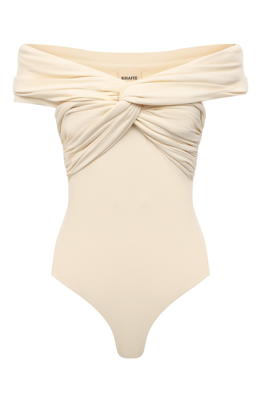 Хлопковое боди KHAITE, арт. 2201134/CERISE, фото 1